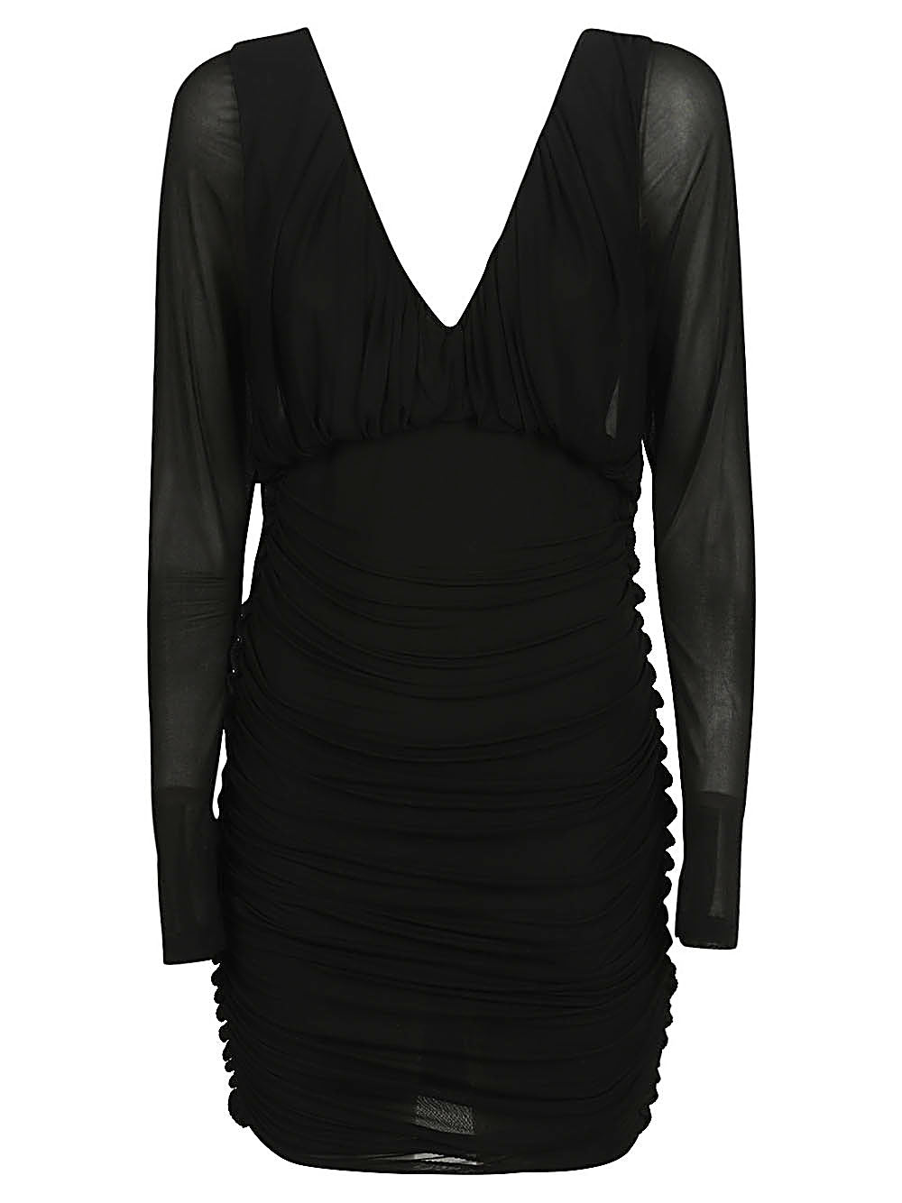 Saint Laurent Short dress with V-neck Saint Laurent