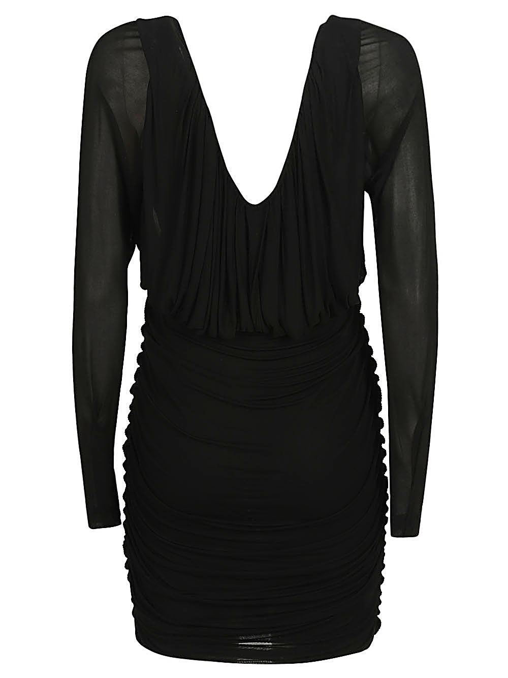 Saint Laurent Short dress with V-neck Saint Laurent