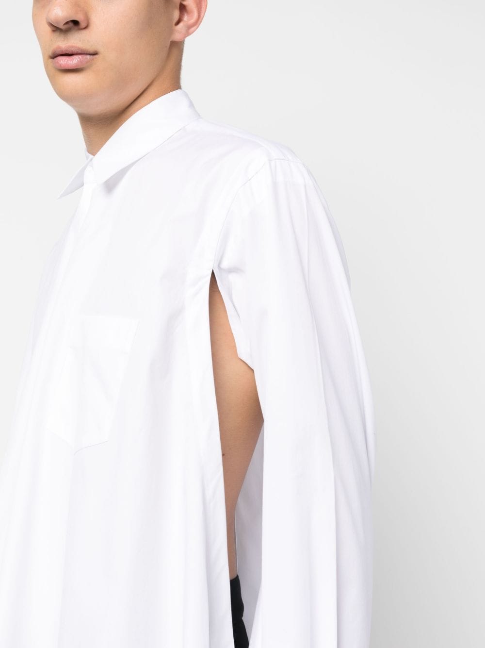 Comme Des Garcons Shirt with side slit Comme Des Garcons