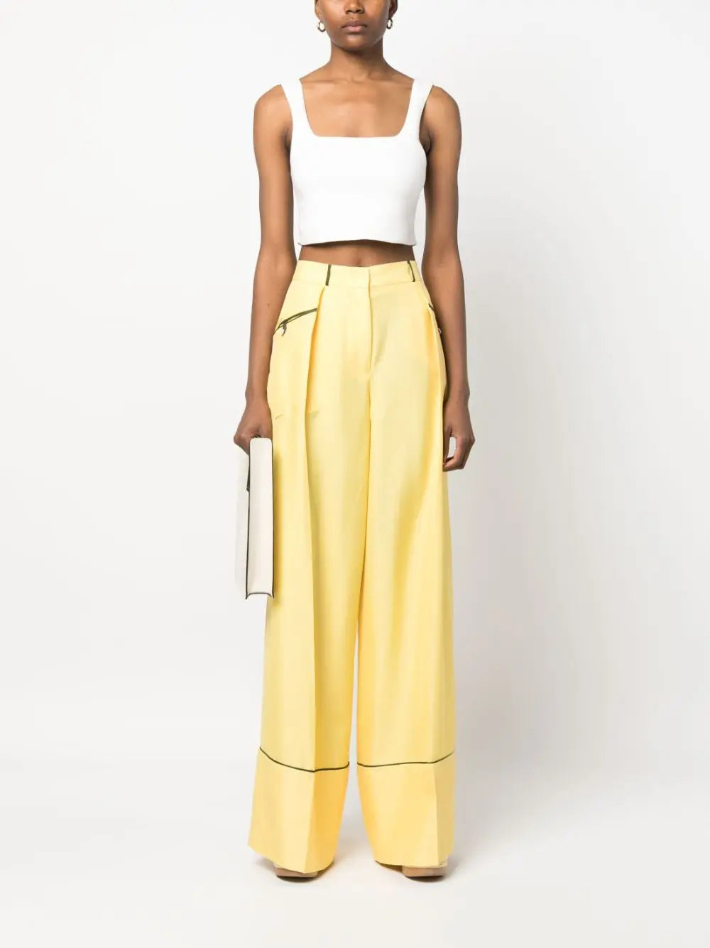 Bally Trousers Yellow Bally
