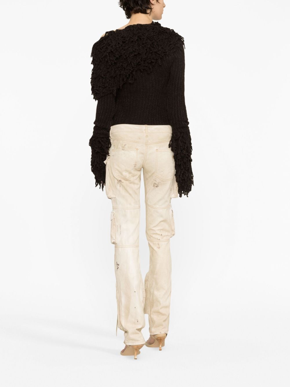 The Attico Trousers Beige The Attico