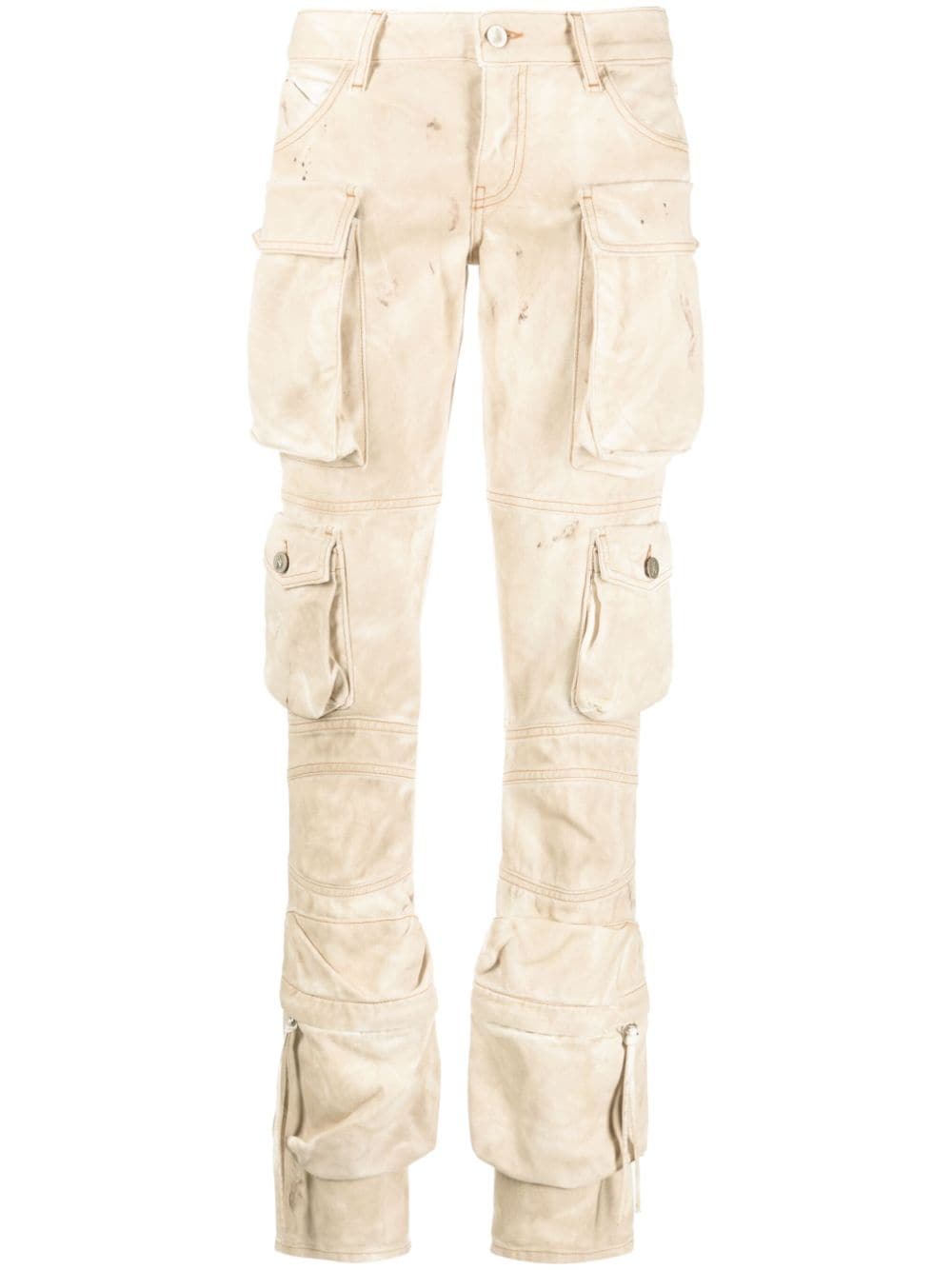 The Attico Trousers Beige The Attico