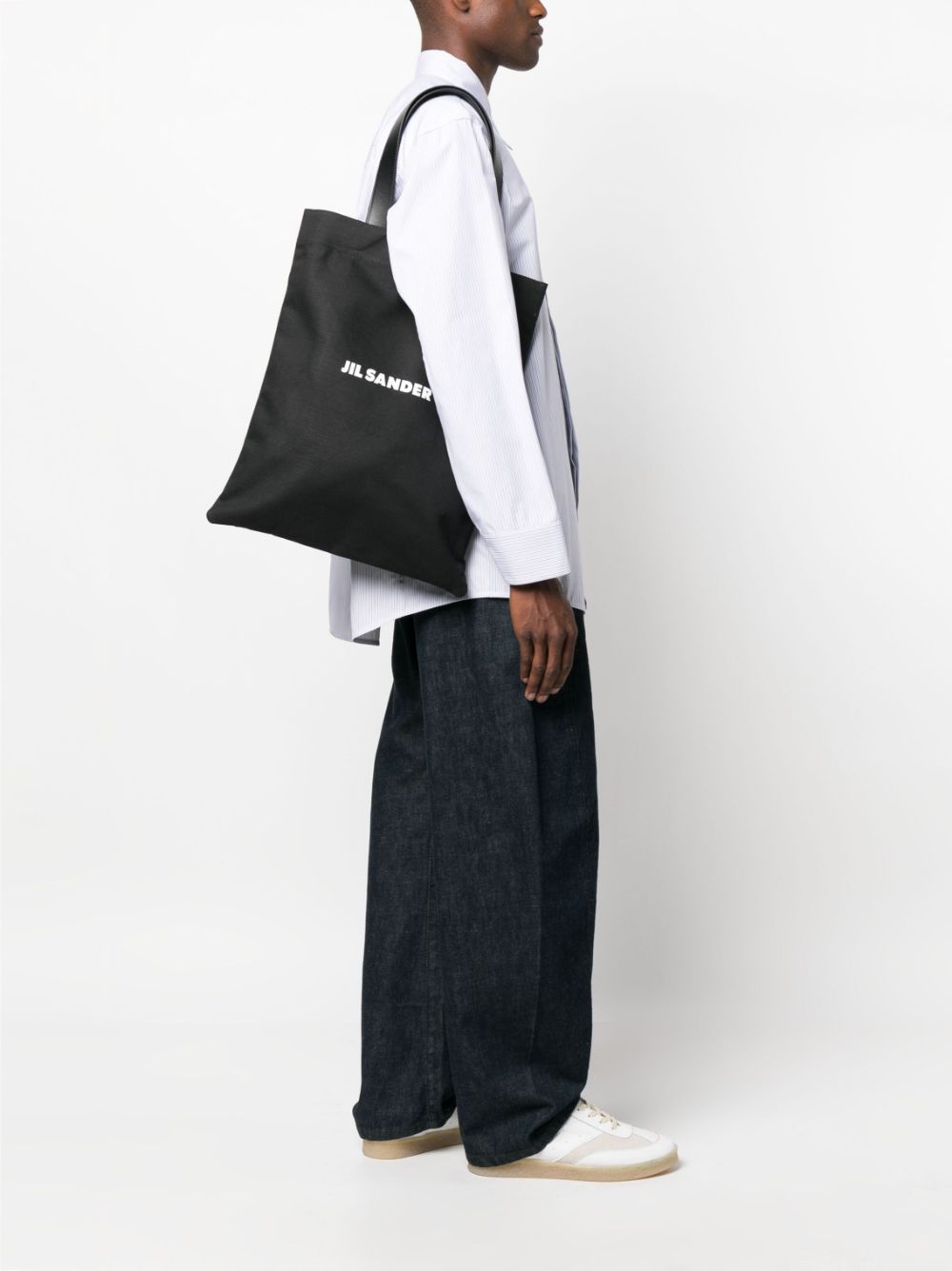 Jil Sander logo-print tote bag Jil Sander