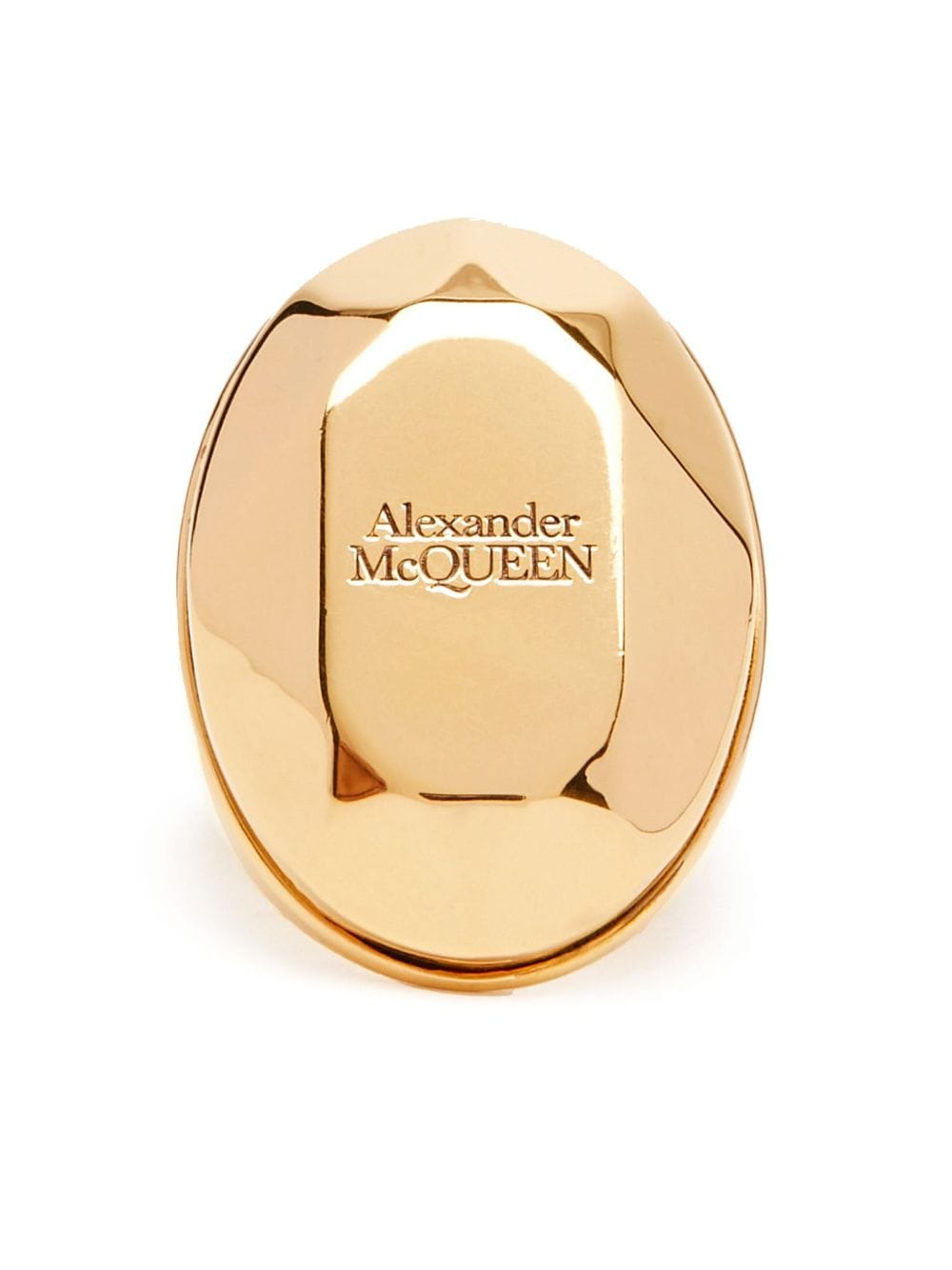 Alexander McQueen The Faceted Stone Ring Alexander Mcqueen
