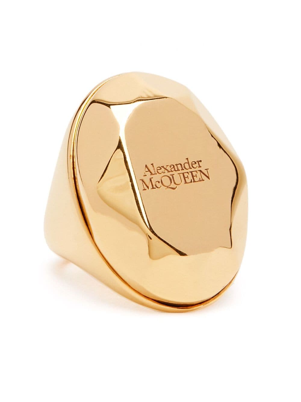 Alexander McQueen The Faceted Stone Ring Alexander Mcqueen