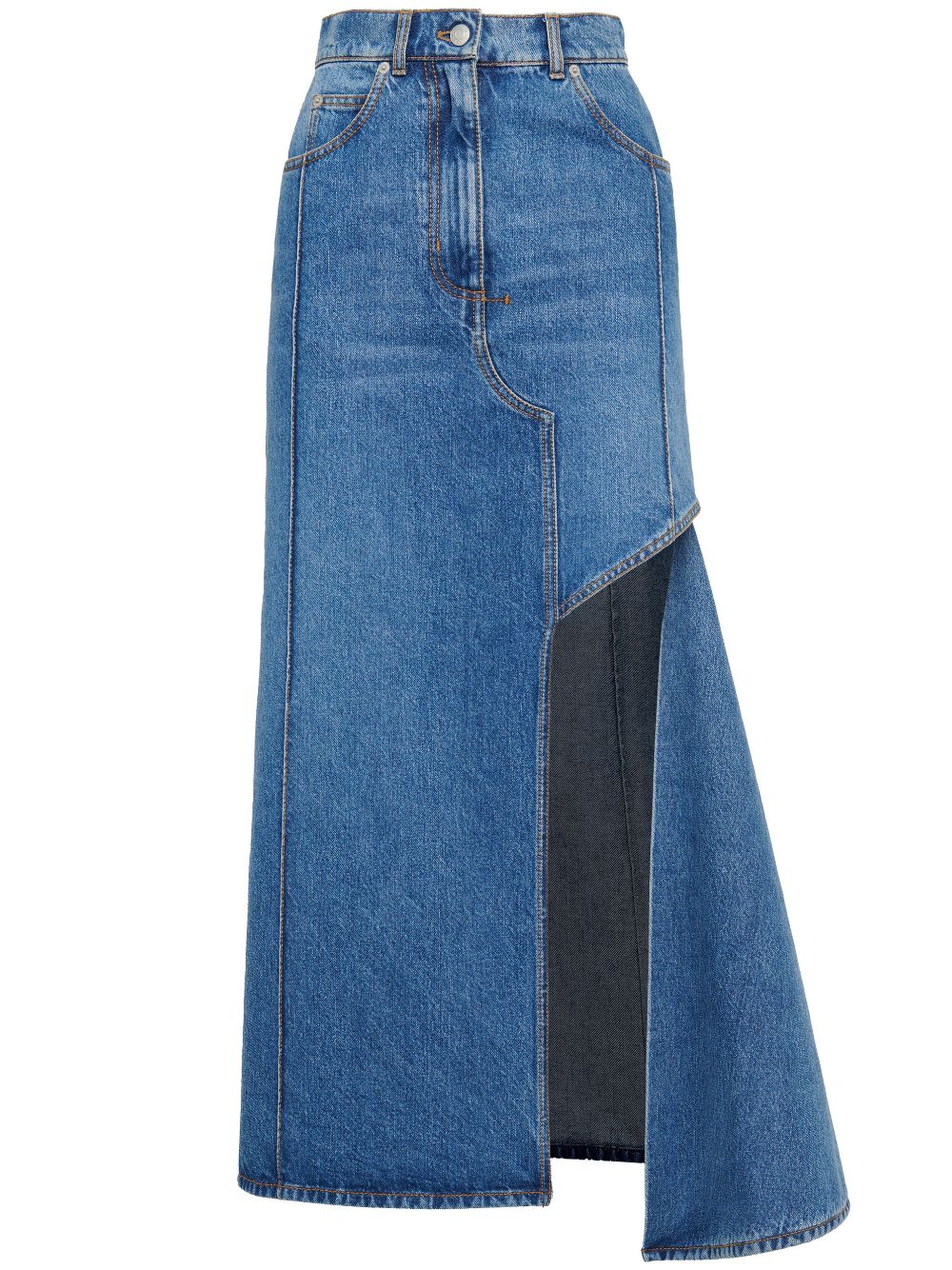 Alexander McQueen denim midi skirt Alexander McQueen