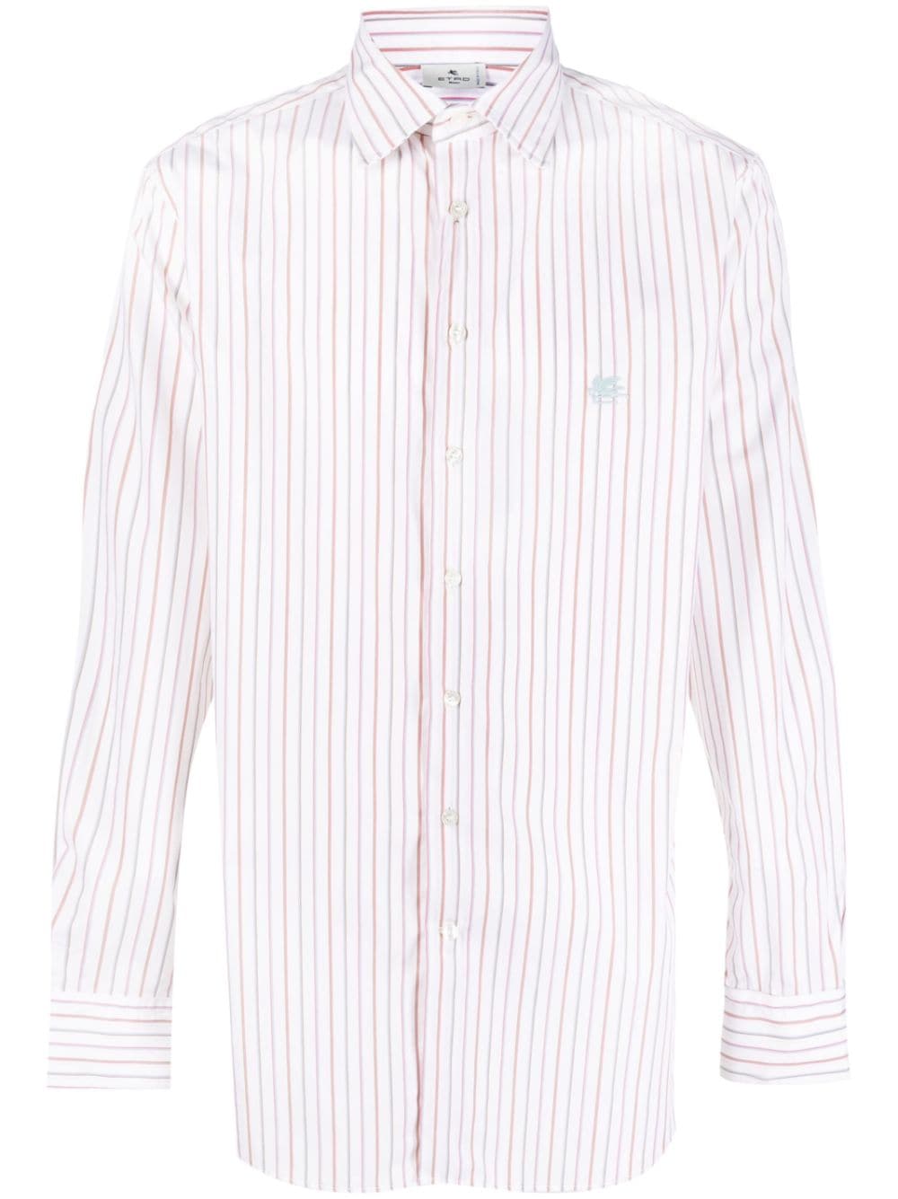 Etro Striped shirt with embroidery Etro
