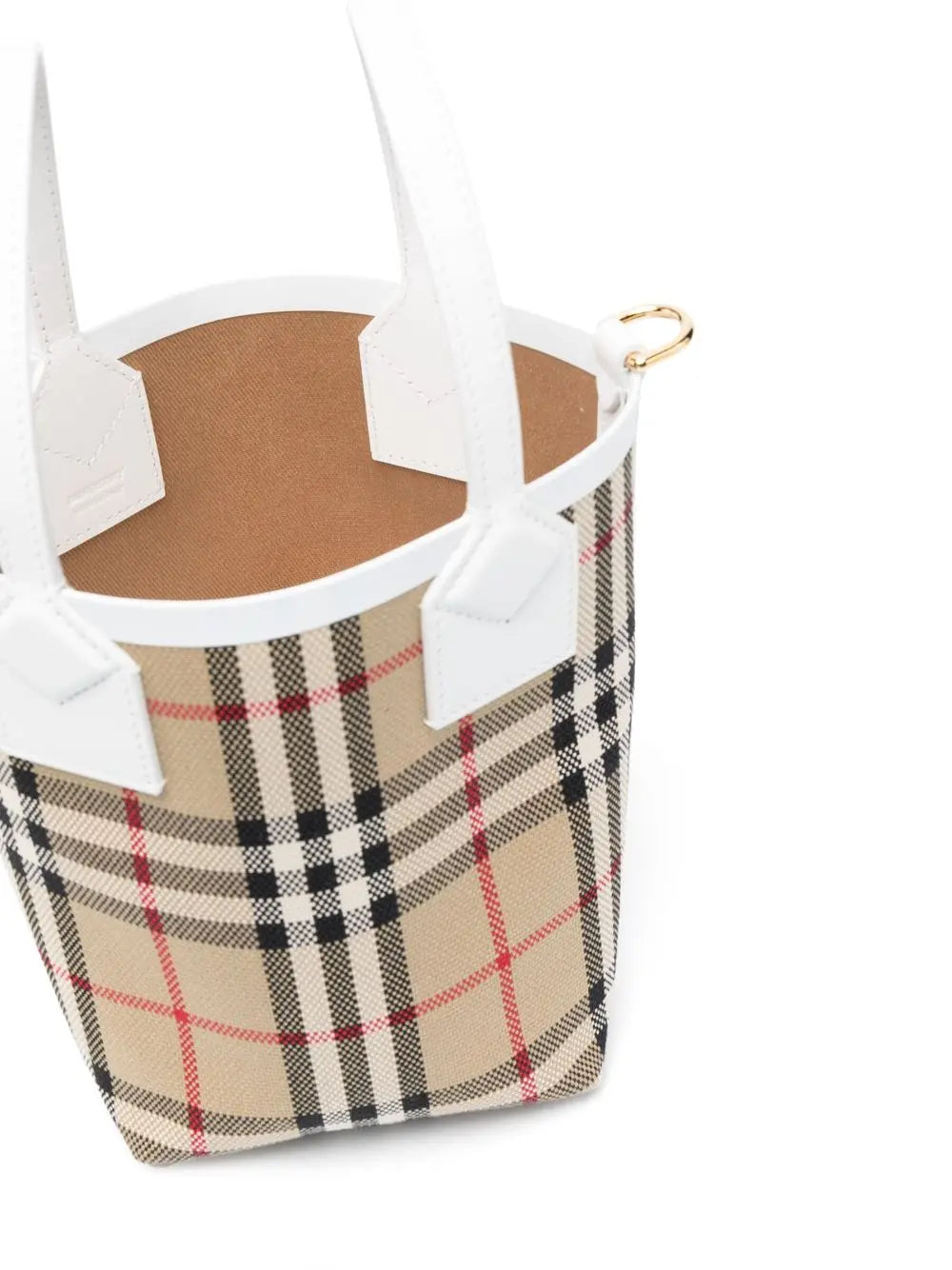 Burberry check motif mini bucket bag Burberry
