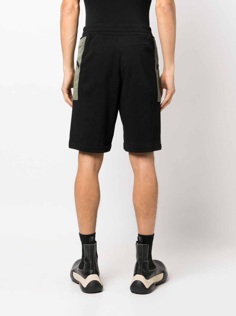 Alexander McQueen two-tone Elasticated Track Shorts - Gallerias