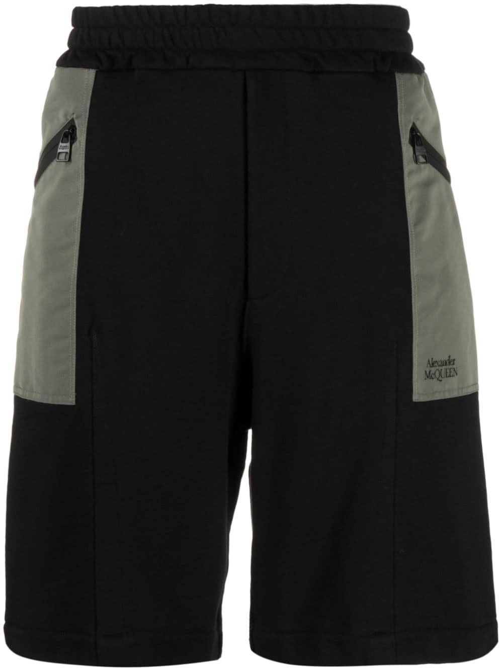 Alexander McQueen two-tone Elasticated Track Shorts - Gallerias