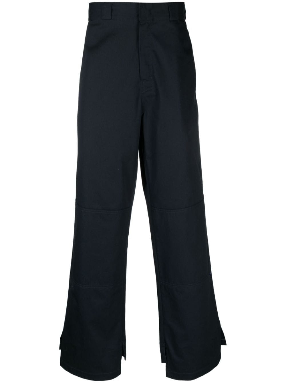 Palm Angels Trousers Blue Palm Angels