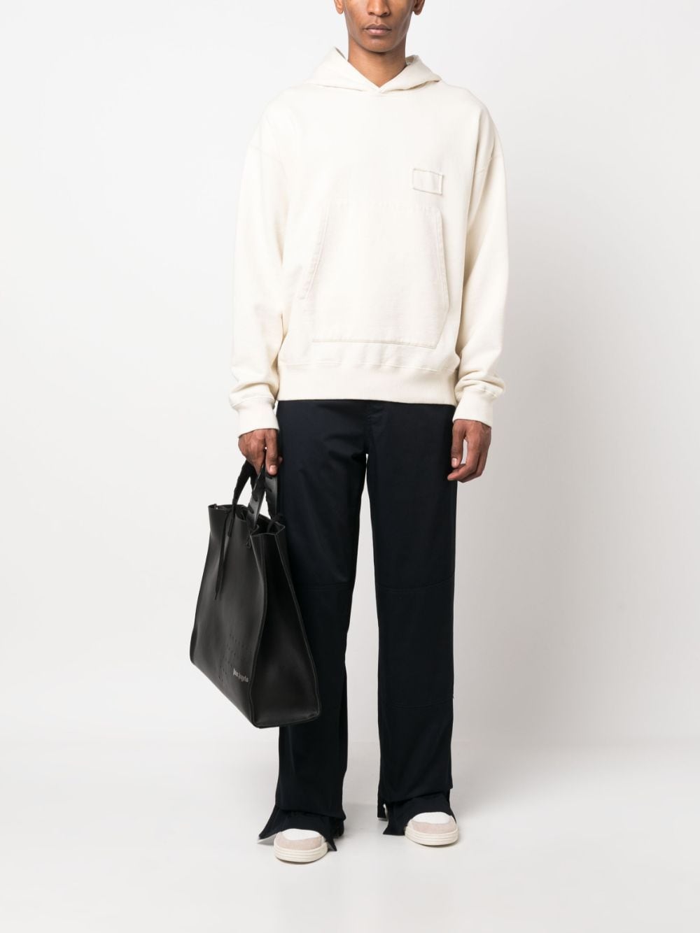 Palm Angels Trousers Blue Palm Angels