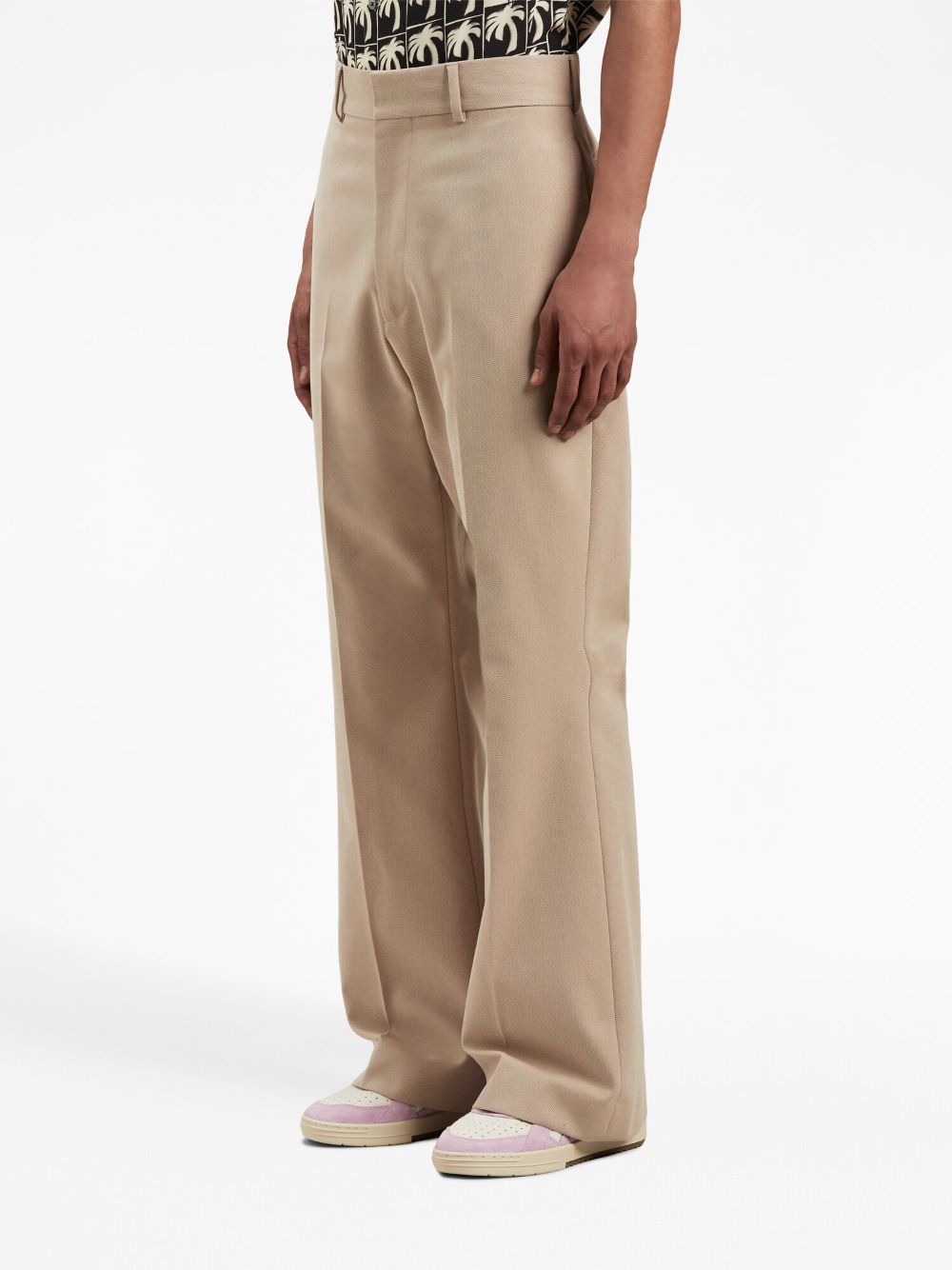 Palm Angels Trousers Beige Palm Angels