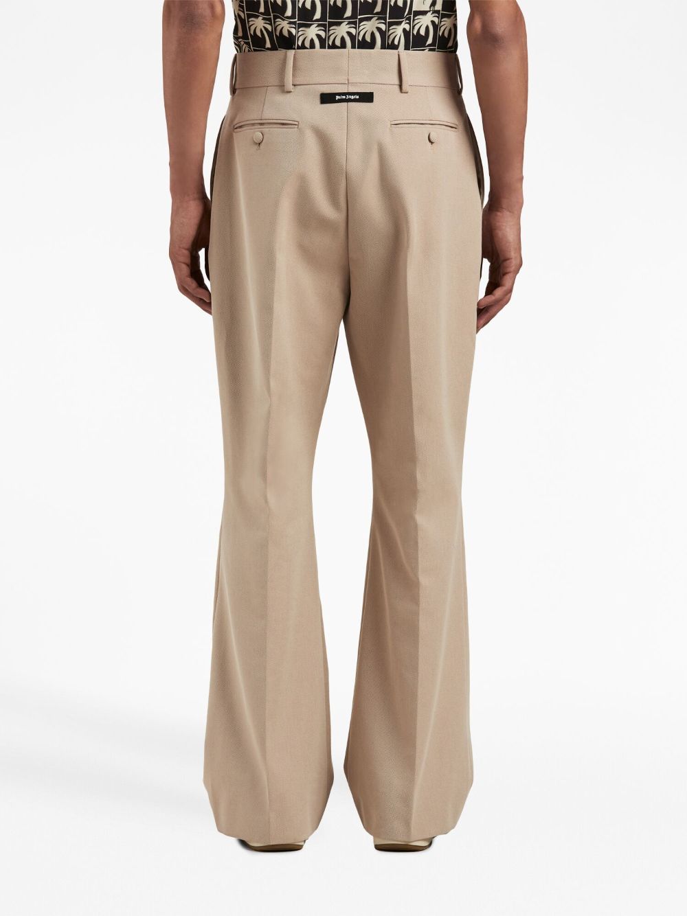 Palm Angels Trousers Beige Palm Angels