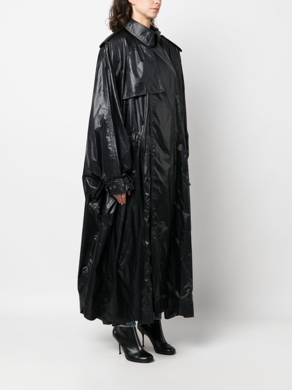 Saint Laurent shoulder-pad Oversized Trench Coat Saint Laurent