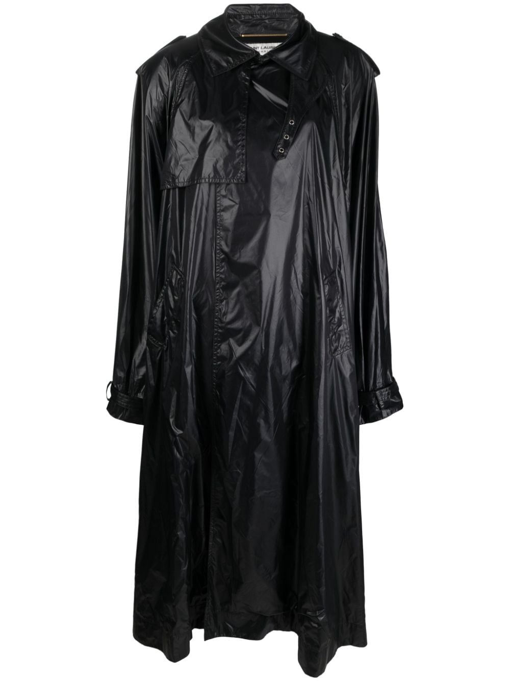 Saint Laurent shoulder-pad Oversized Trench Coat Saint Laurent