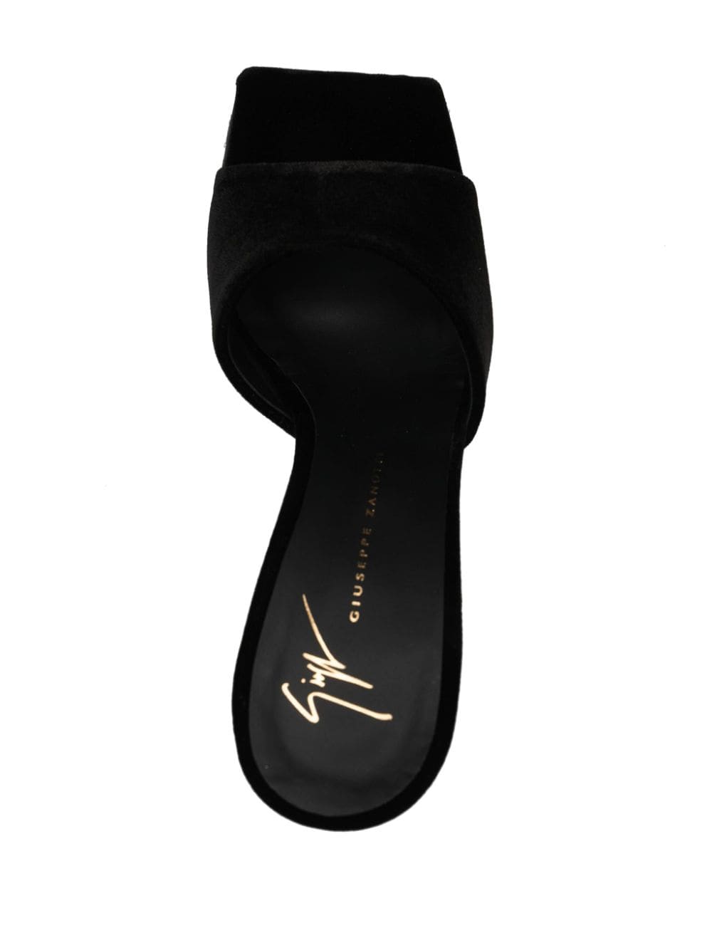 Giuseppe Zanotti Solhene 90mm velvet-effect sandals Giuseppe Zanotti