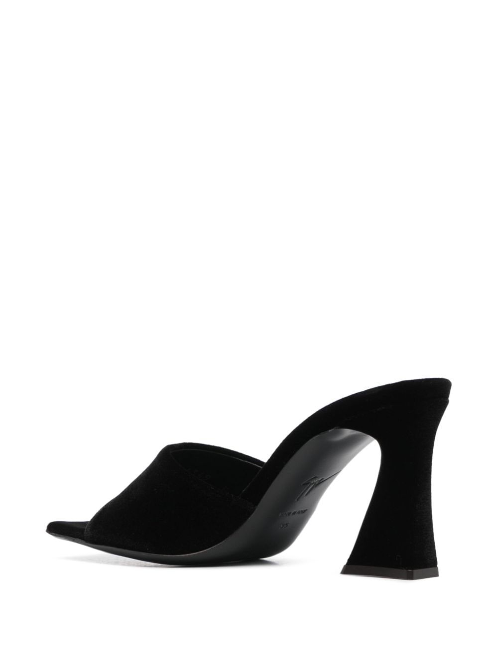 Giuseppe Zanotti Solhene 90mm velvet-effect sandals Giuseppe Zanotti