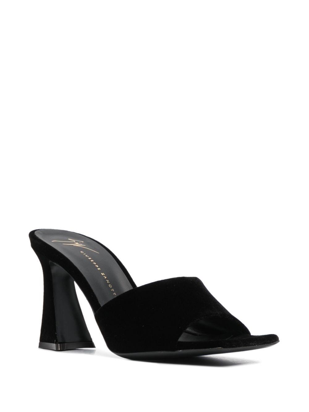 Giuseppe Zanotti Solhene 90mm velvet-effect sandals Giuseppe Zanotti