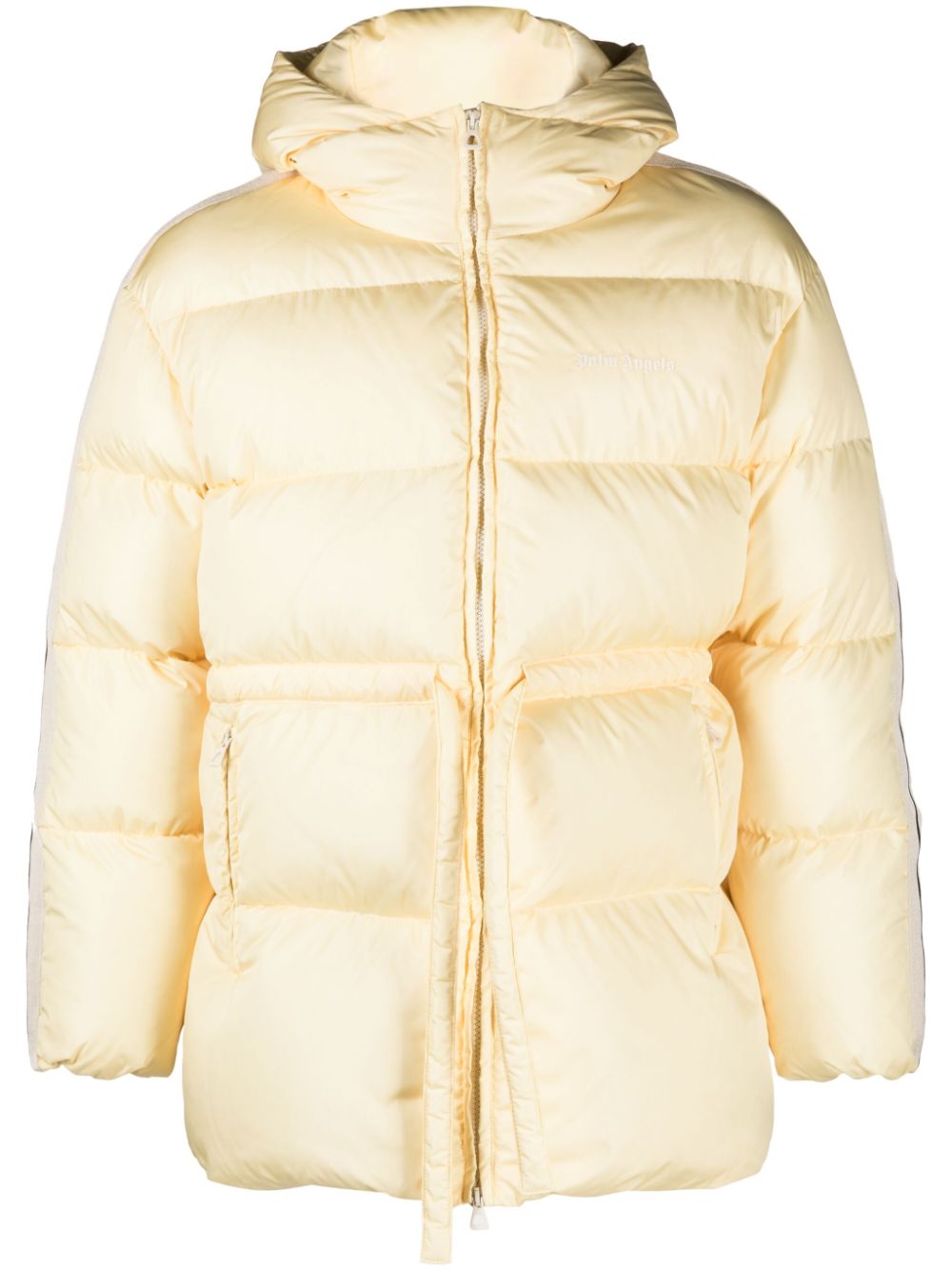 Palm Angels Coats Beige Palm Angels