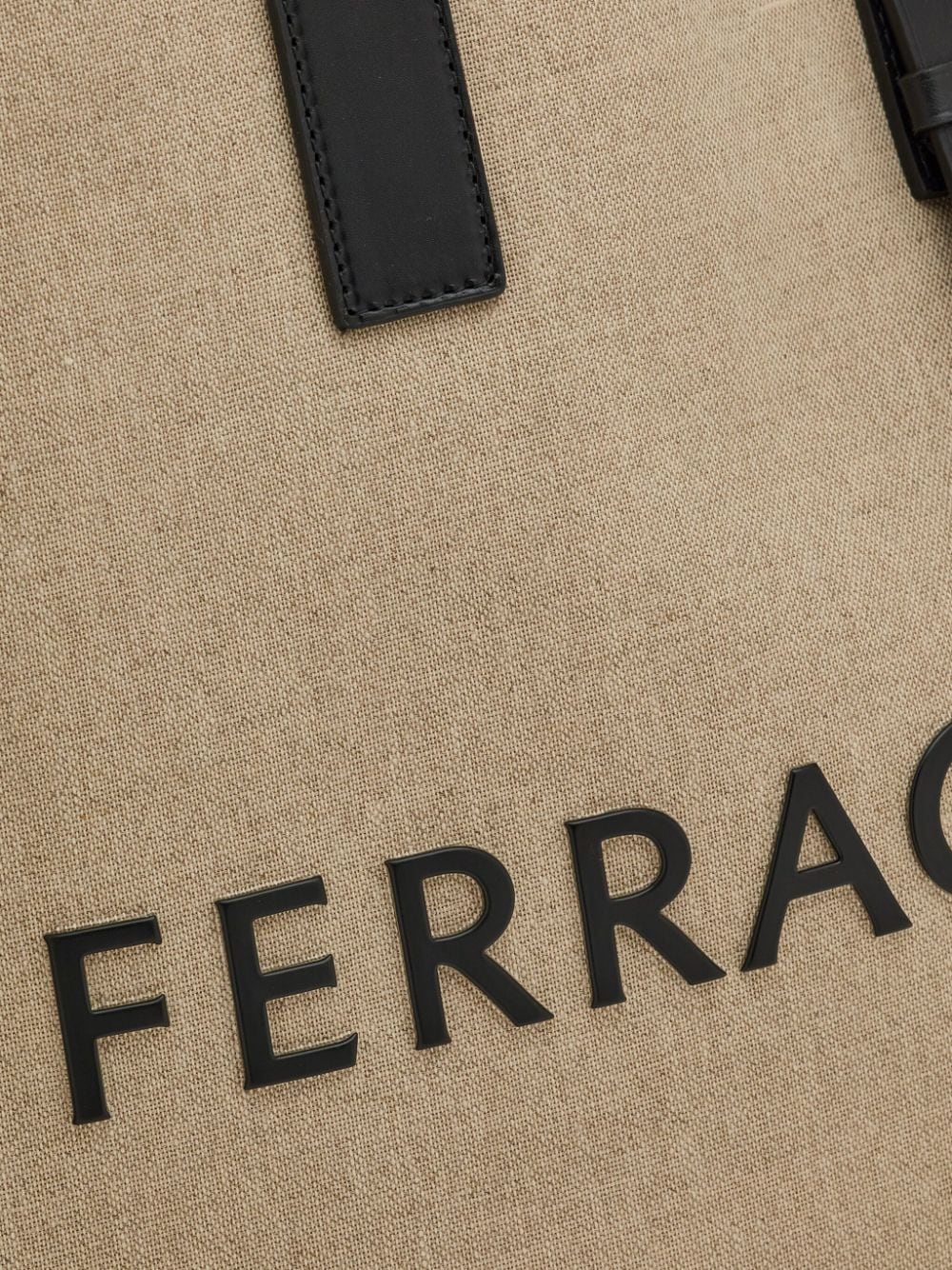 Ferragamo logo-embossed leather tote bag Ferragamo