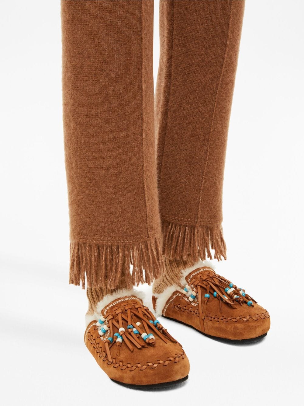 Alanui Trousers Camel Alanui