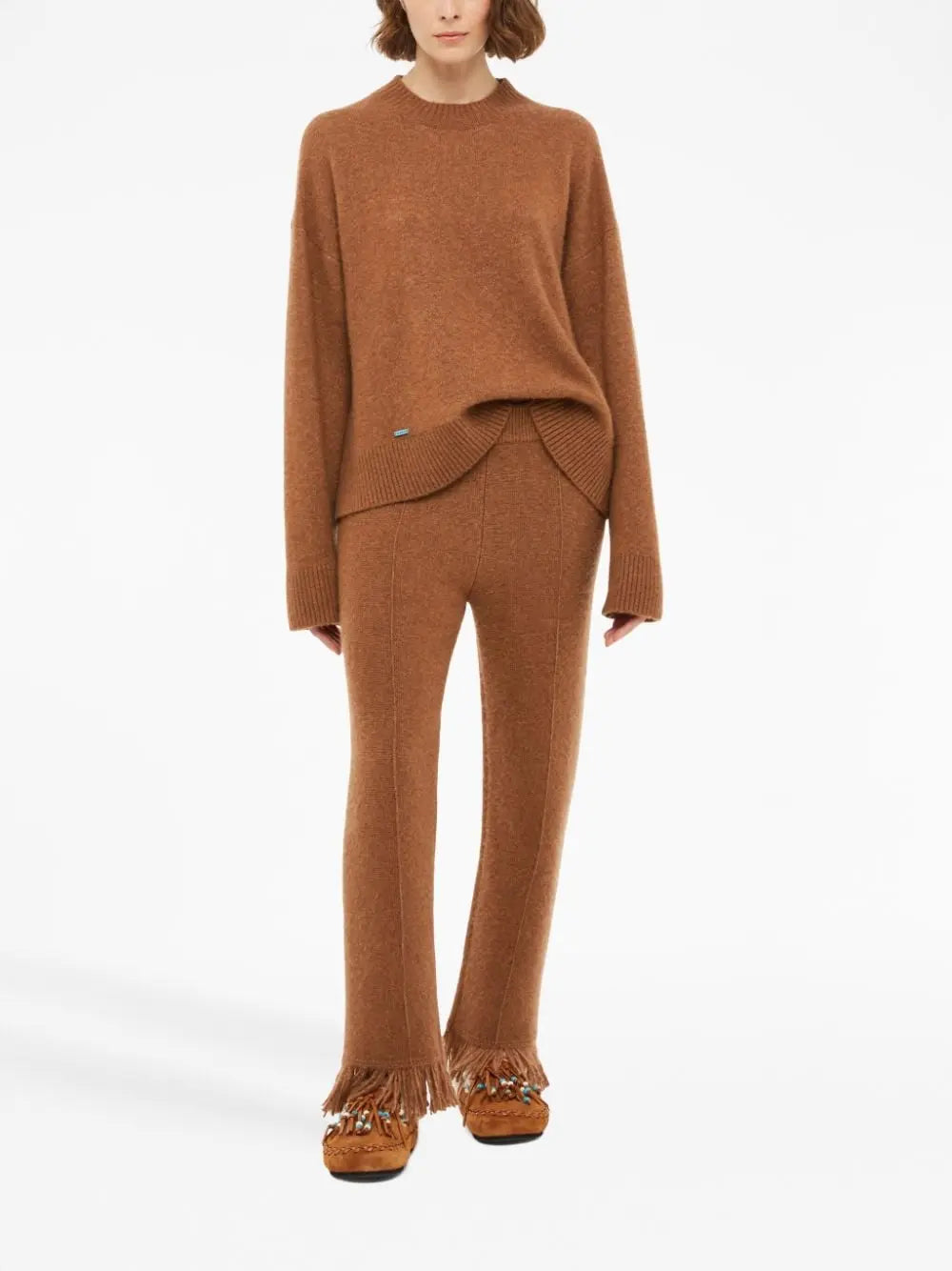 Alanui Trousers Camel Alanui