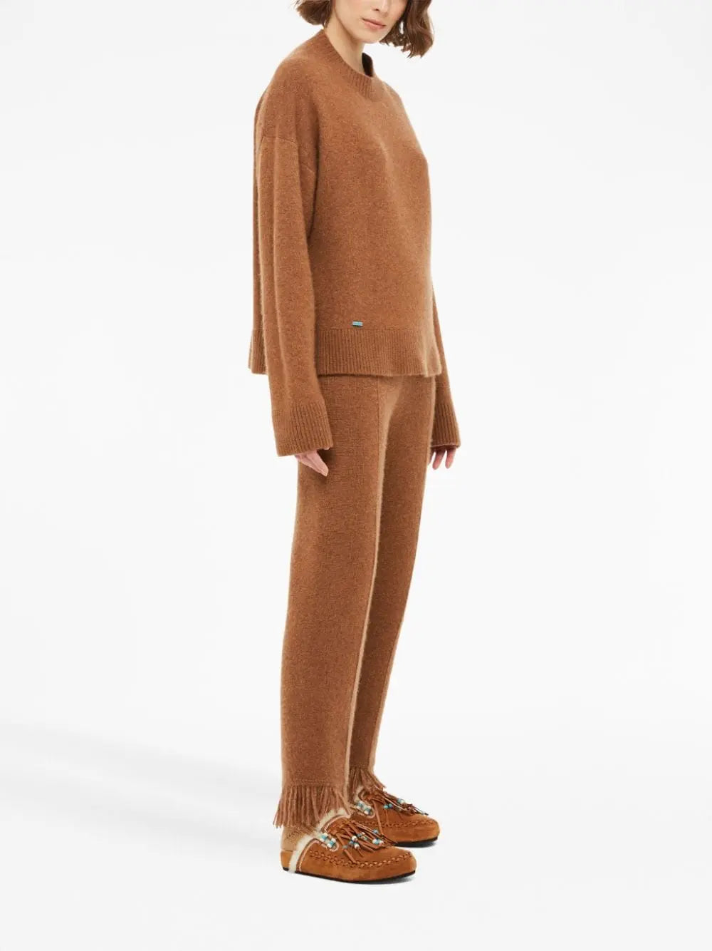 Alanui Trousers Camel Alanui
