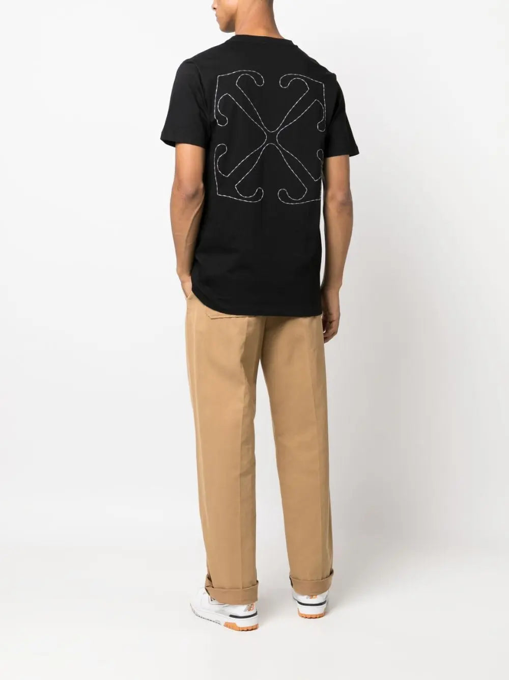 Off White Logo cotton t-shirt Off White