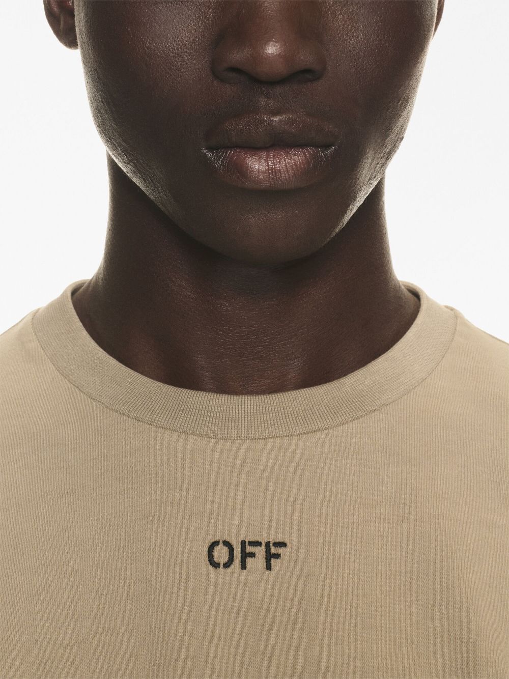 Off White Logo cotton t-shirt Off White