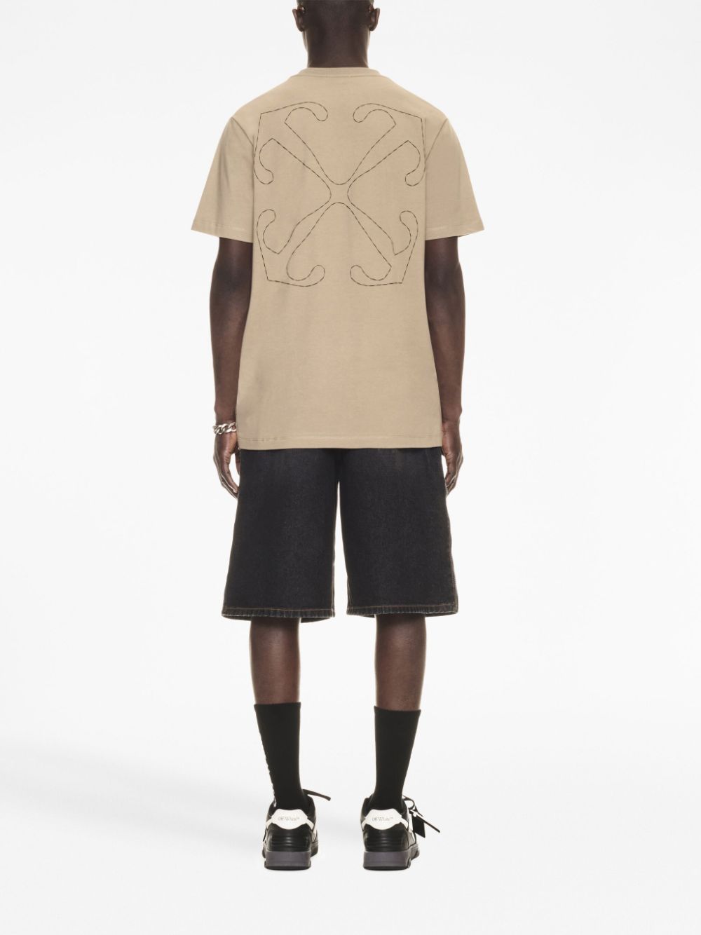 Off White Logo cotton t-shirt Off White