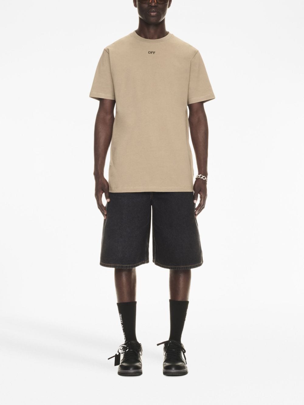 Off White Logo cotton t-shirt Off White