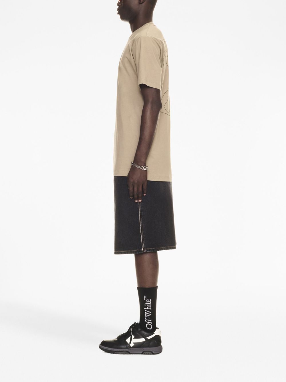 Off White Logo cotton t-shirt Off White