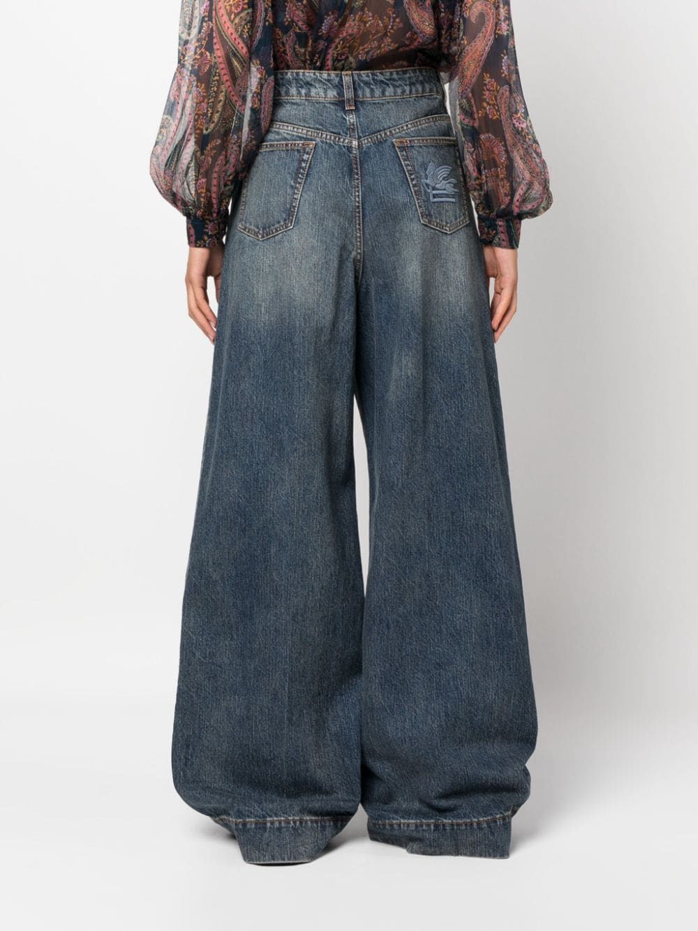 Etro Cotton wide leg jeans Etro