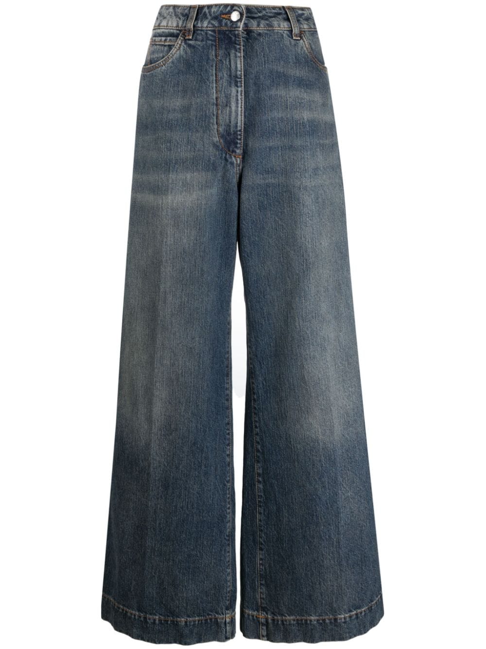 Etro Cotton wide leg jeans Etro