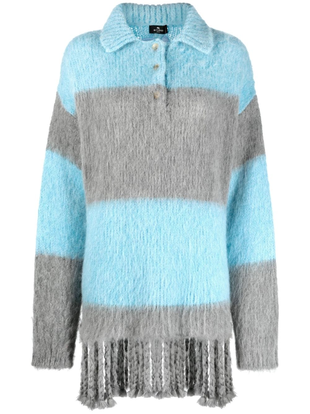 Etro Fringed-edge sweater minidress Etro