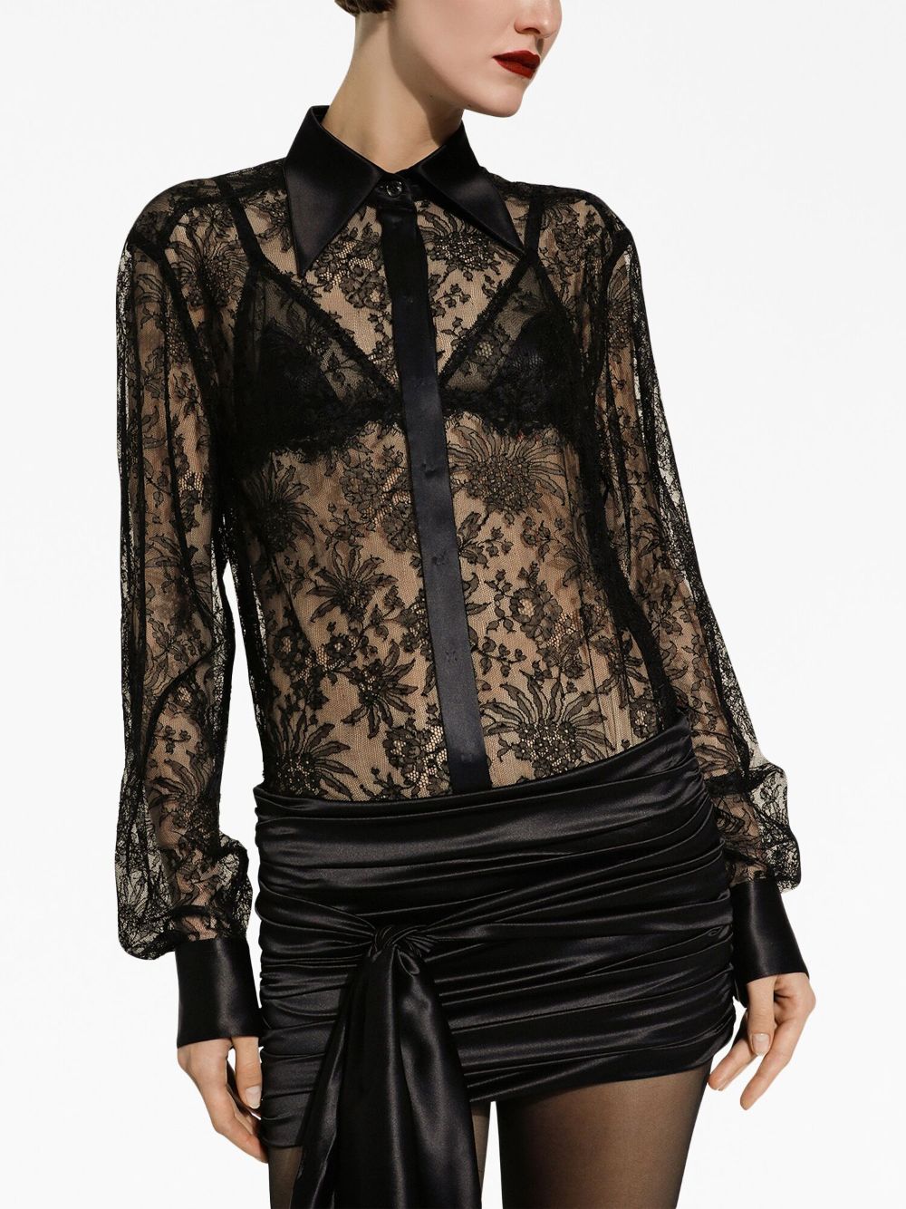 Dolce & Gabbana Semi-transparent shirt Dolce & Gabbana