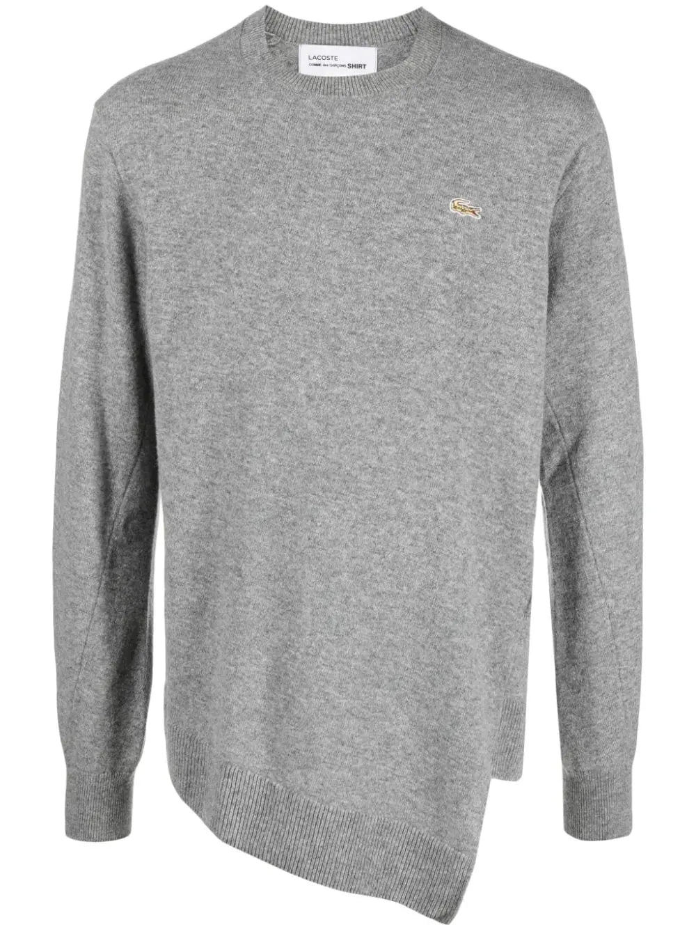 Comme Des Garcons x Lacoste Asymmetric Wool Sweater Comme Des Garcons