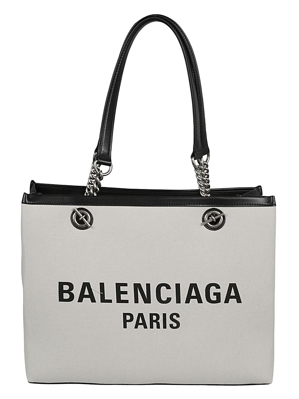 Balenciaga logo print canvas tote bag Balenciaga