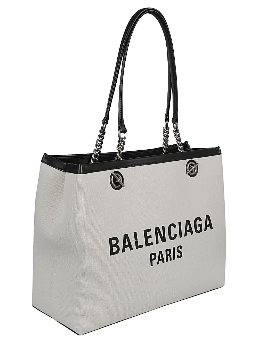 Balenciaga logo print canvas tote bag Balenciaga