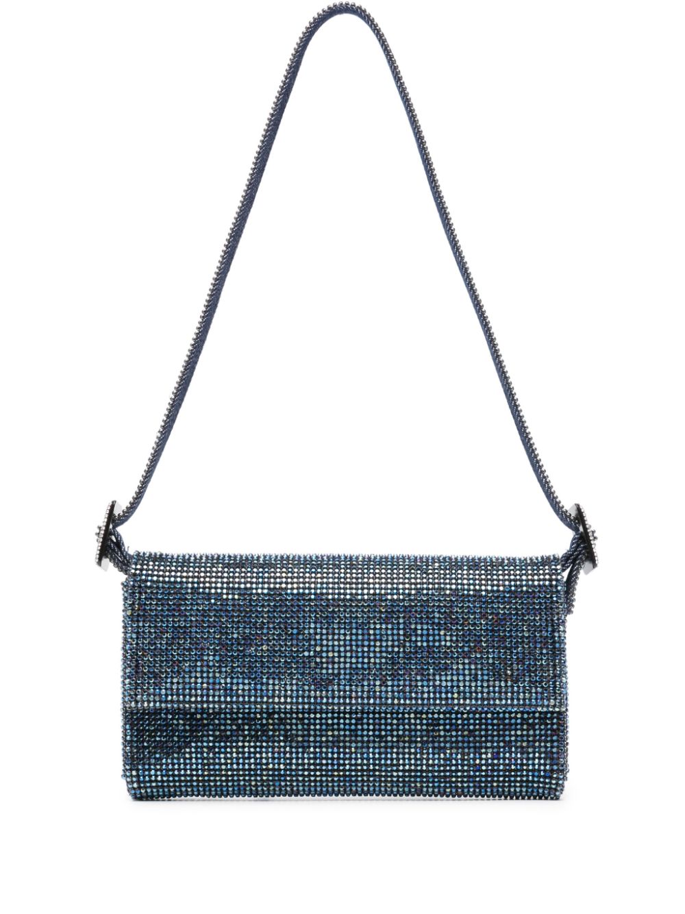 Benedetta Bruzziches Vitty La Mignon rhinestone-embellished denim bag Benedetta Bruzziches