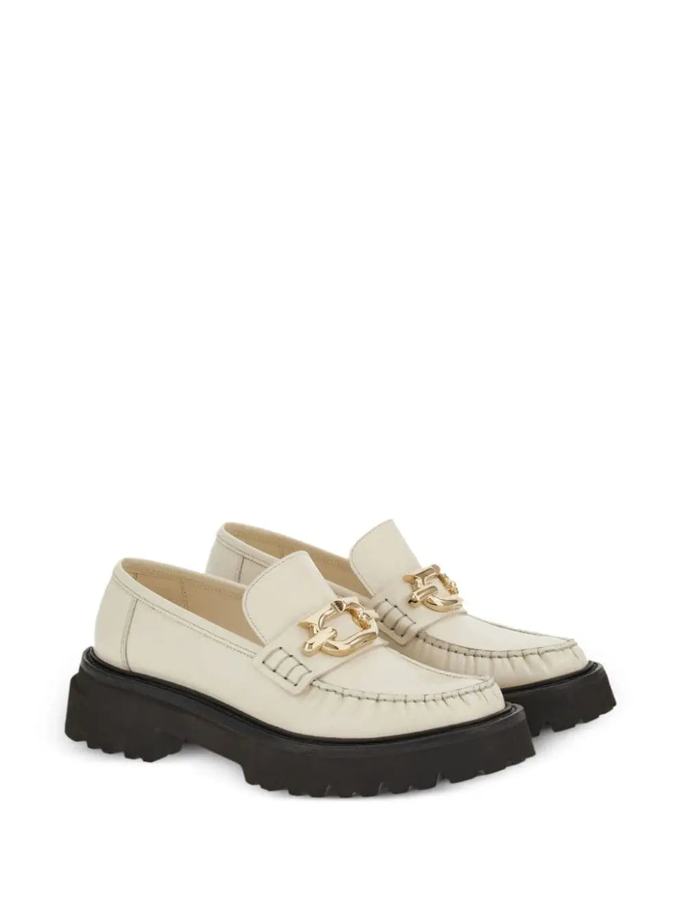 Ferragamo Gancini-plaque Leather Loafers Ferragamo