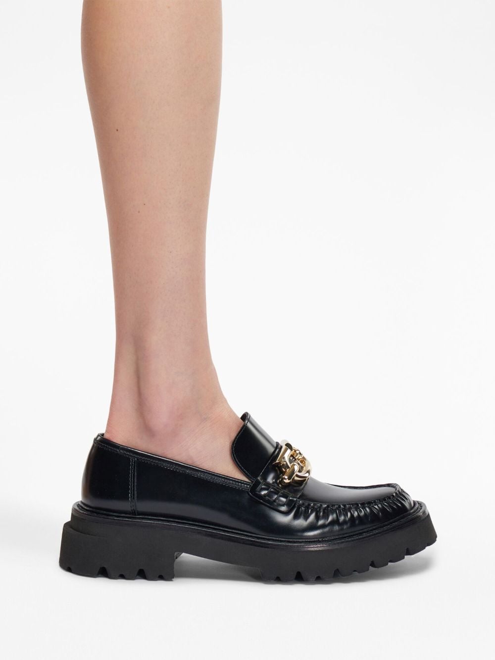 Ferragamo Gancini-buckle Leather Loafers Ferragamo