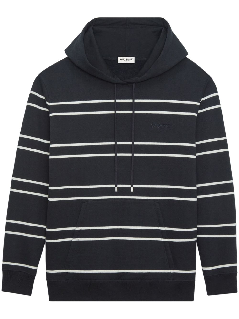 Saint Laurent striped cotton hoodie Saint Laurent