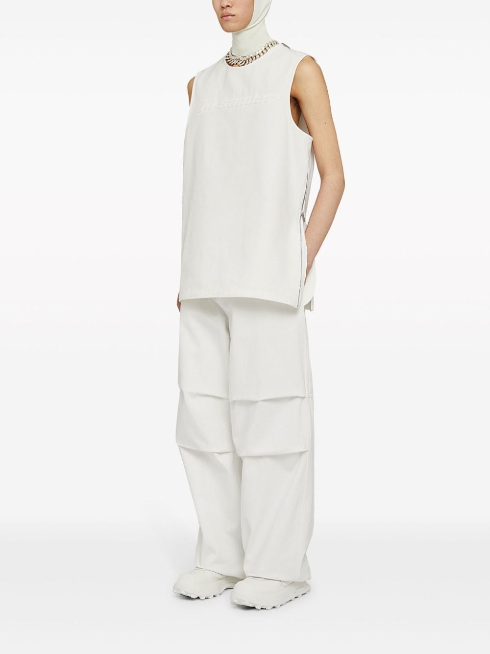 JIL SANDER FASHION Trousers White Jil Sander Fashion