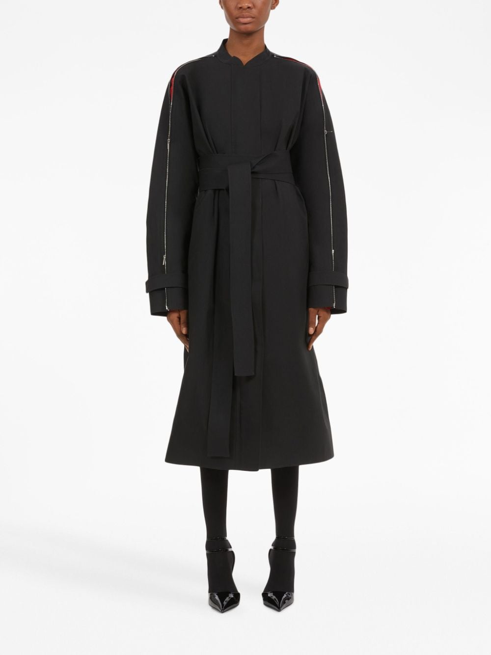 Ferragamo Coats Black Ferragamo