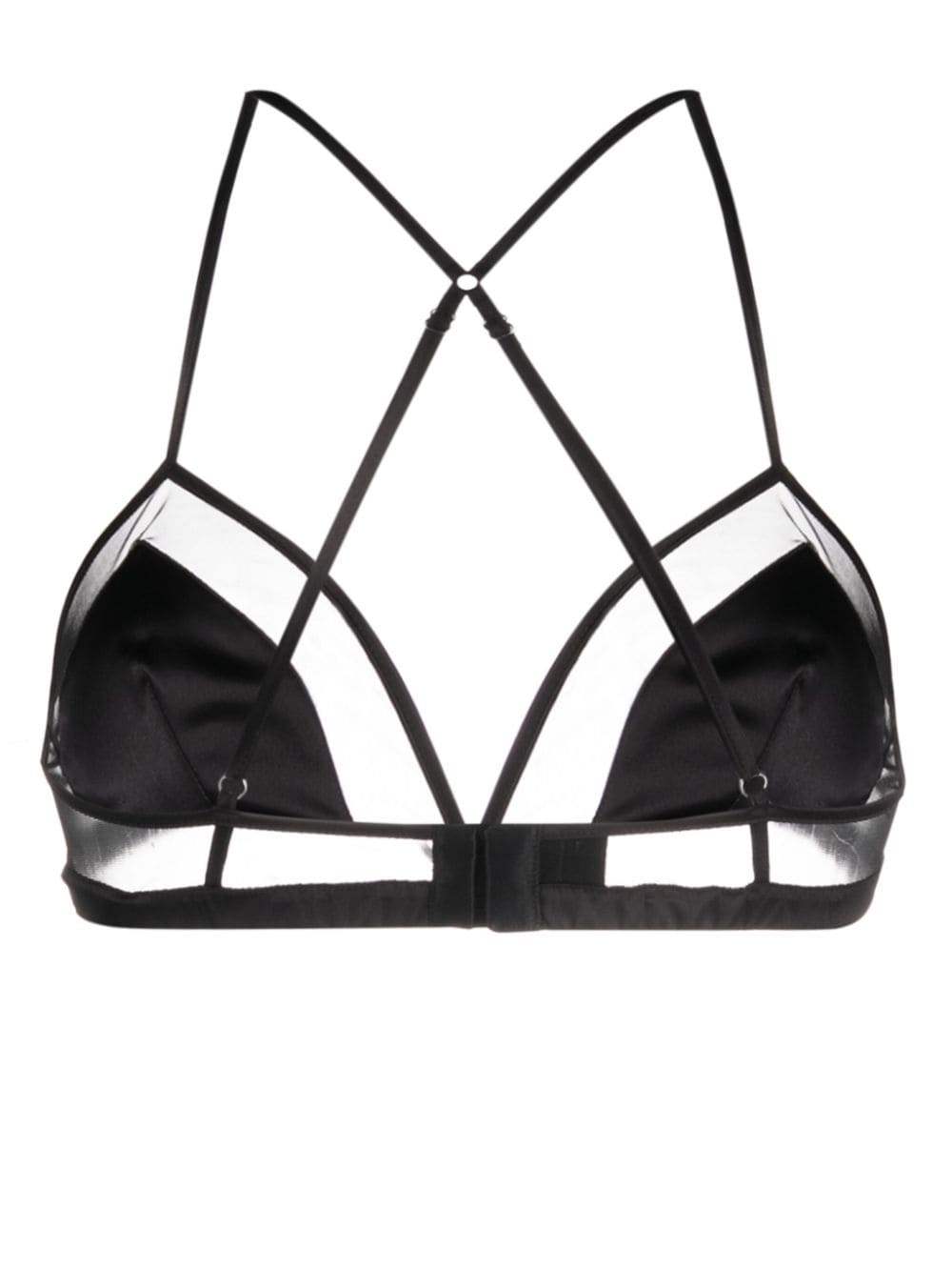 Dolce & Gabbana panelled tulle satin bra Dolce & Gabbana