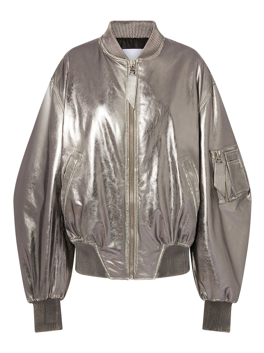 The Attico Coats Silver The Attico