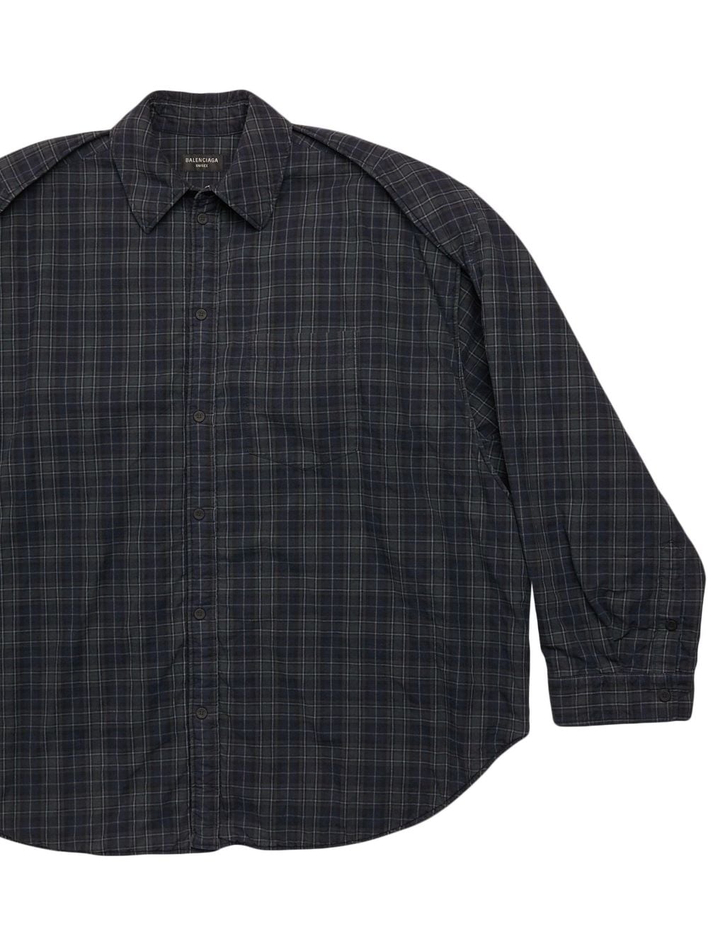 Balenciaga Checked pattern flannel shirt Balenciaga