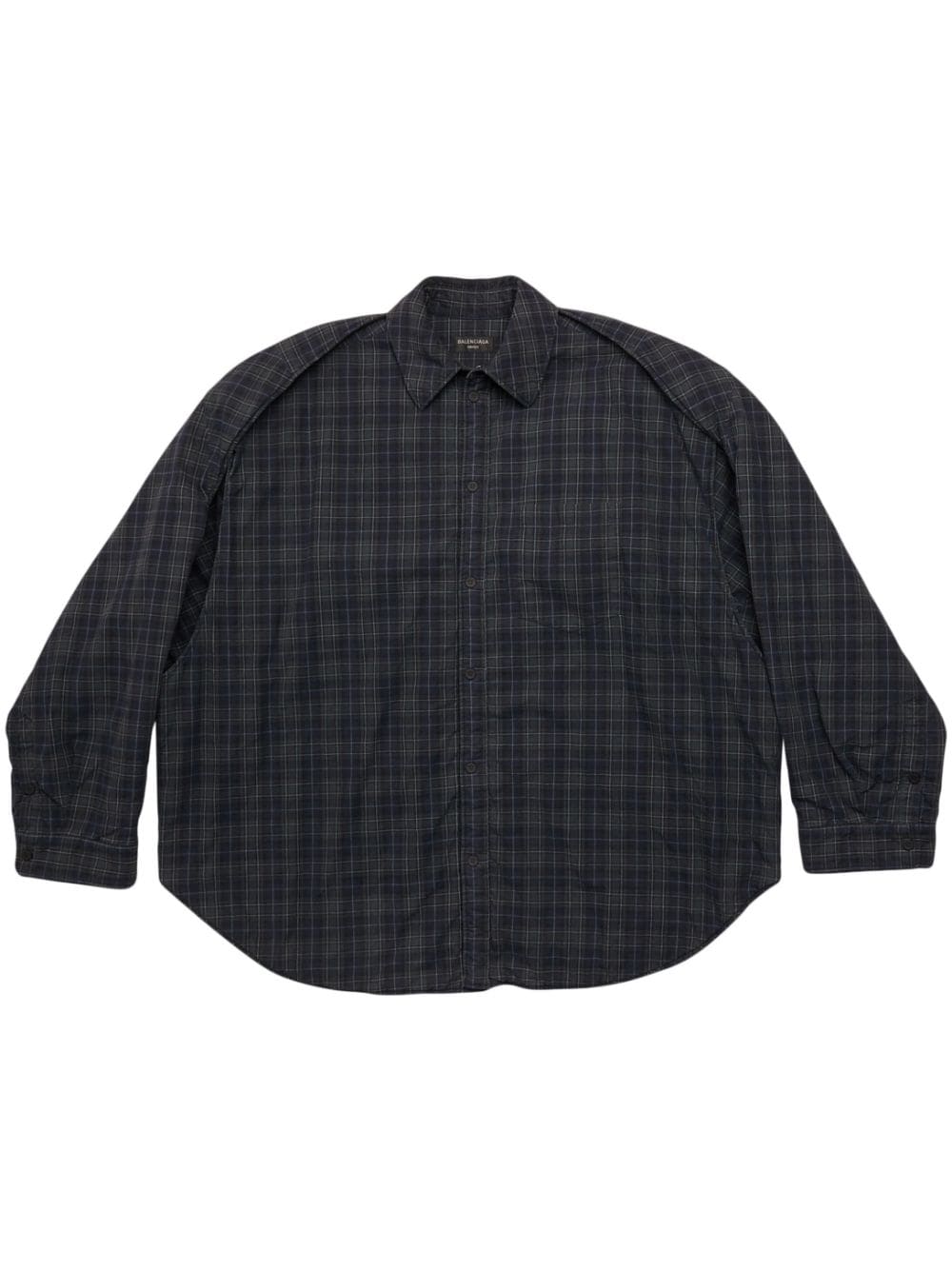 Balenciaga Checked pattern flannel shirt Balenciaga